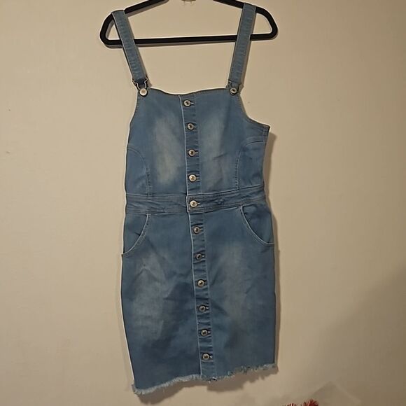 Wax Jean Basic Denim Dress 1992 M - Picture 1 of 8